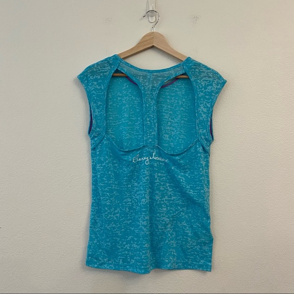 Lorna Jane Cut-Out Open Back Active Sleeveless Tee Size M - Picture 5 of 8